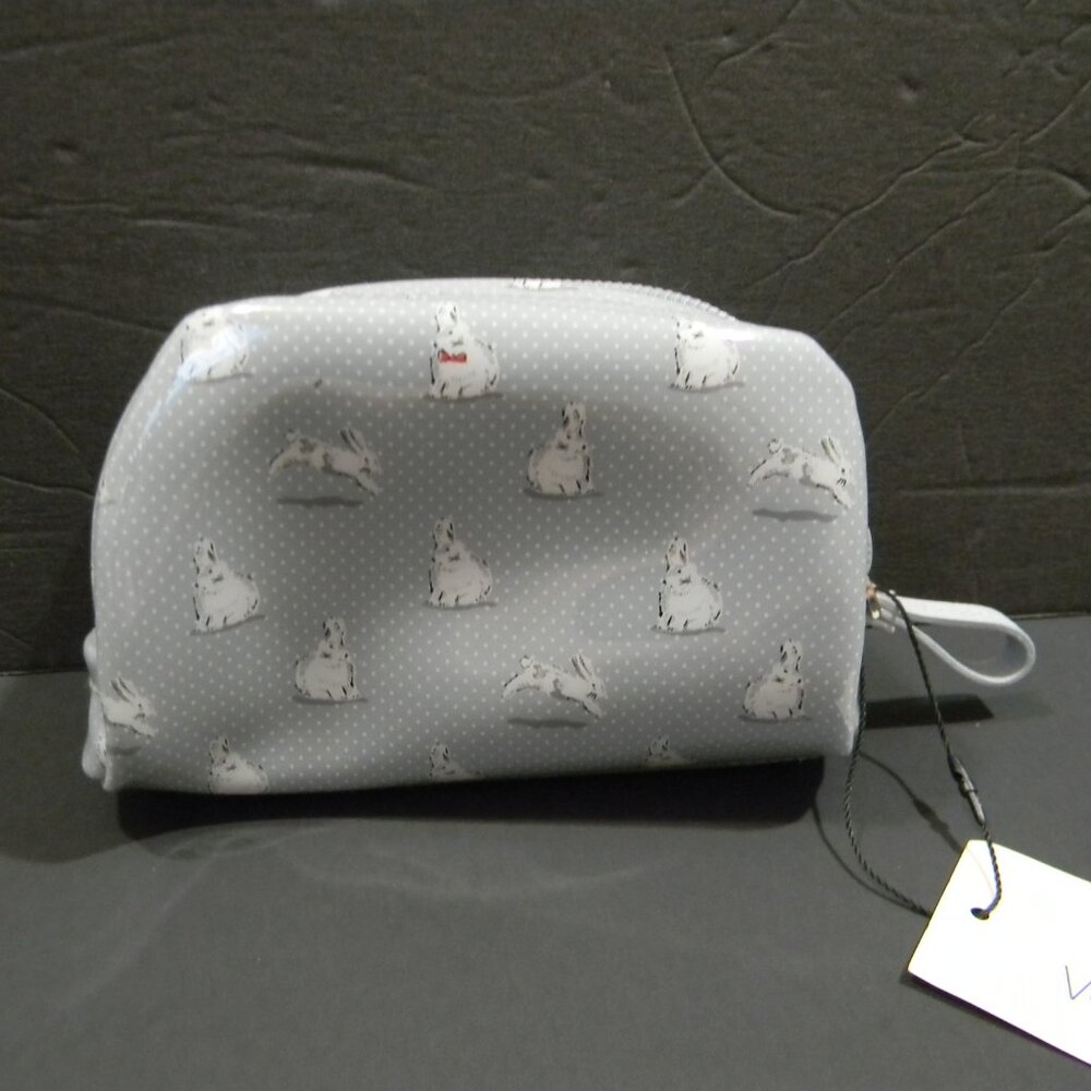 Vera Bradley Mini Dome Cosmetic Merry Hare Ditsy Bunny Rabbit NWT
